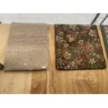 TWO SMALL MODERN RUGS