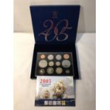 A UNITED KINGDOM ROYAL MINT 2005 COIN SET, WITH COA