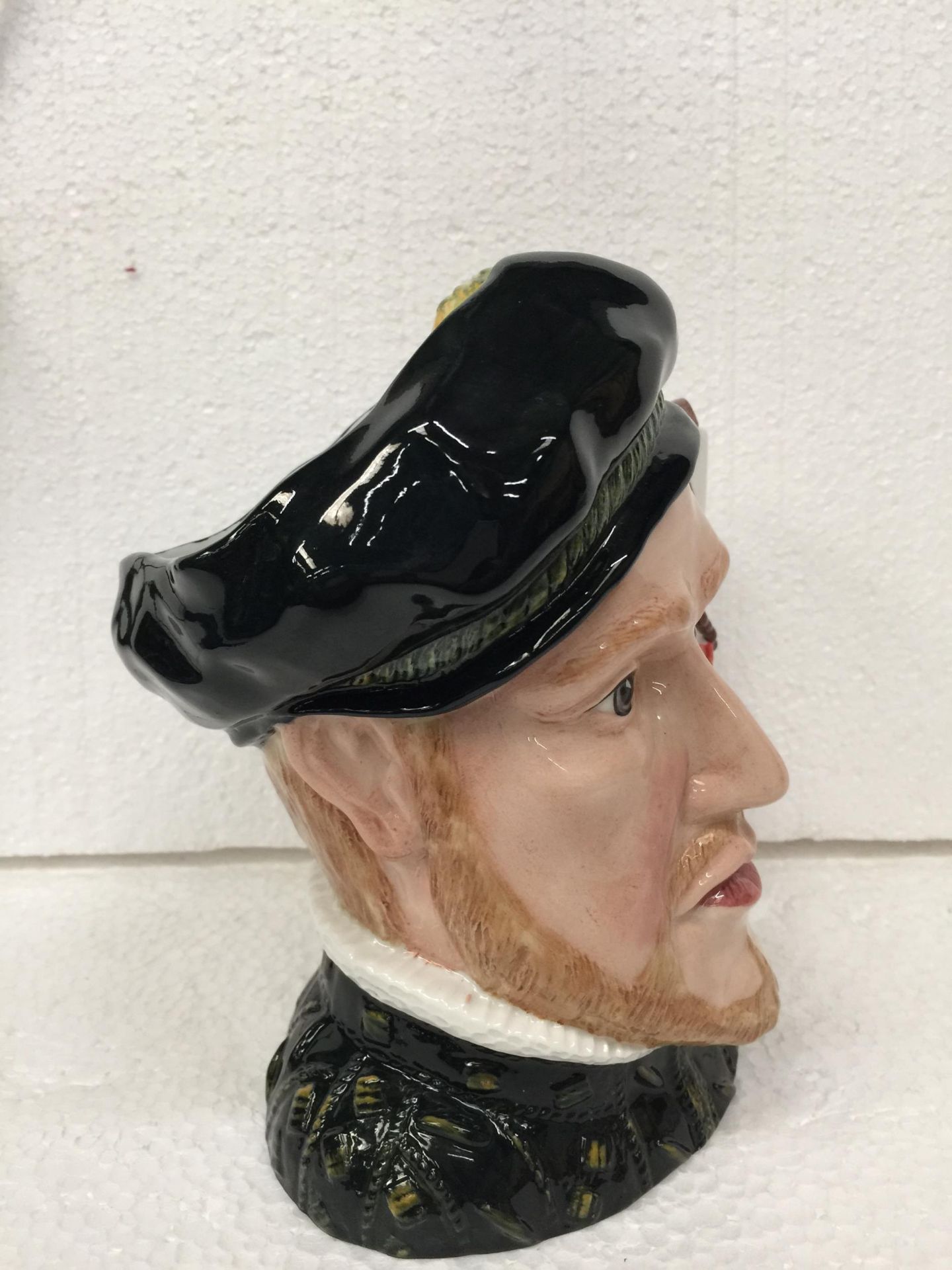 A ROYAL DOULTON LARGE CHARACTER JUG OF PRINCE PHILIP OF SPAIN - D7189 - LIMITED EDITION OF 1,000 - Image 2 of 6