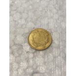 A USA 1862 GOLD ONE DOLLAR PRINCESS HEAD IN FINE CONDITION