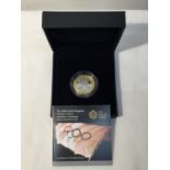 A UNITED KINGDOM ROYAL MINT 2008 “OLYMPIC GAMES HANDOVER” £2 SILVER PROOF COIN WITH COA
