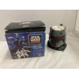 A STAR WARS COLLECTORS SERIES MUG 'BOBA FETT' IN ORIGINAL BOX