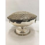 A VINERS SILVER PLATED POSY BOWL