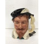 A LARGE ROYAL DOULTON LARGE CHARACTER JUG OF SIR FRANCIS DRAKE D6805 MODELLED BY PETER A GEE AND A
