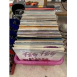 A LARGE ASSORTMENT OF LP RECORDS