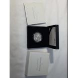 A UNITED KINGDOM ROYAL MINT 2017 “THE PLATINUM WEDDING ANNIVERSARY” £5 SILVER PROOF COIN, WITH COA