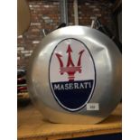 A SILVER GREY MASERATI PETROL CAN