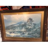 TWO FRAMED PRINTS OF LAKELAND SCENES