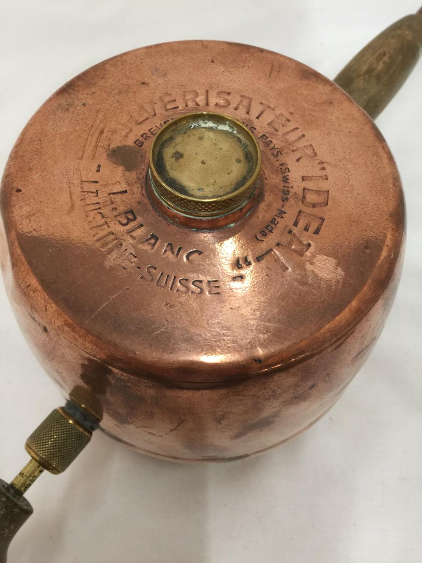 A VINTAGE COPPER SPRAYER MADE IN SWITZERLAND - Image 3 of 4