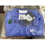 A MEDIUM BLUE FROGG TOGGS RAIN SUIT