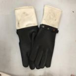 A PAIR OF POLICEMAN'S MOTORCYCLE GLOVES