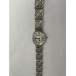 A LADIES' SILVER ROTARY WRIST WATCH