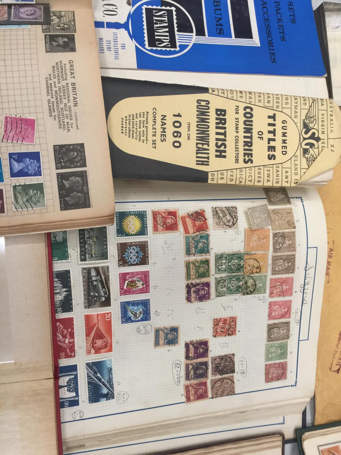 A LARGE COLLECTION OF STAMPS TO INCLUDE SEVERAL WORLD ALBUMS, SOME FIRST DAY COVERS AND LOOSE STAMPS - Image 6 of 13