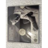 A ROYAL MINT 2012 BENJAMIN BRITTEN 50 PENCE PRESENTATION PACK