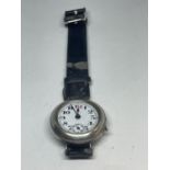 A WWI TRENCH WRIST WATCH FOR SPARES OR REPAIR