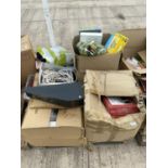 AN ASSORTMENT OF HOUSEHOLD CLEARANCE ITEMS TO INCLUDE BOOKS AND BOARD GAMES ETC