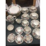 A QUANTITY BOOTHS 'FLORADORA' TO INCLUDE CUPS, SAUCERS, COFFEE POT, SUGAR BOWL, CREAM JUG, PLATES,