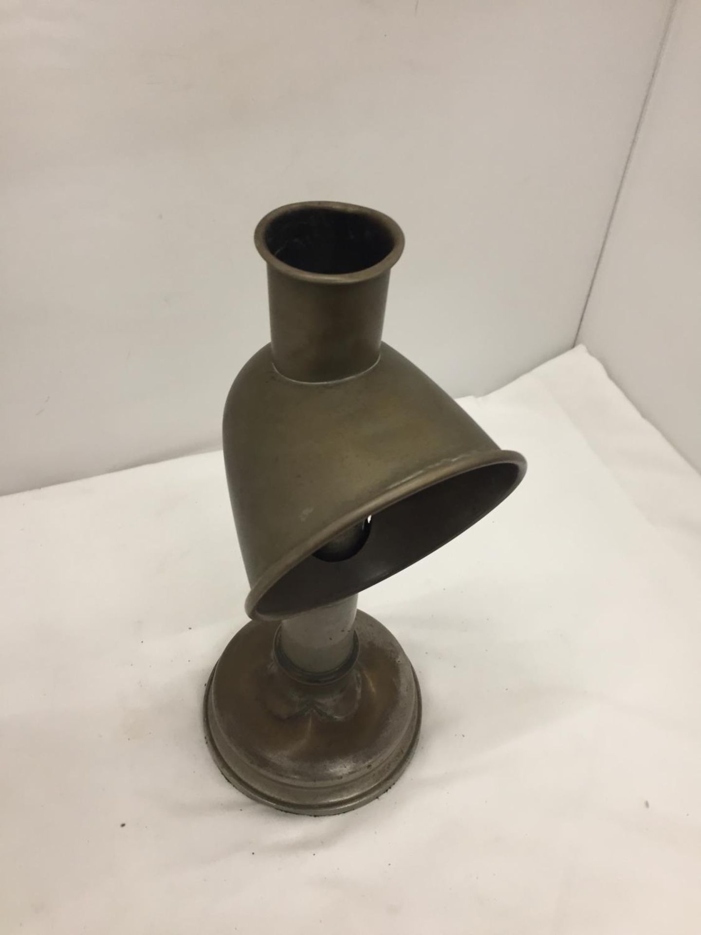 A SCOTTISH 'ARCTIC' METAL CANDLE LAMP HEIGHT 31CM - Image 2 of 2