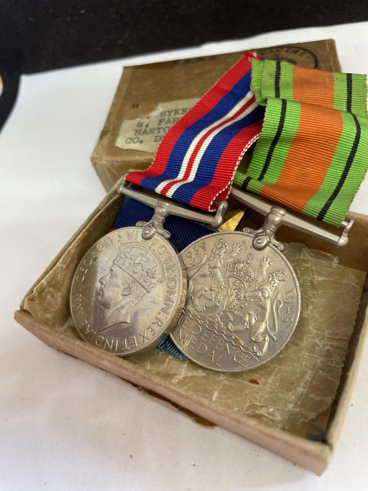 THREE BOXED WW2 MEDALS