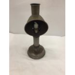 A SCOTTISH 'ARCTIC' METAL CANDLE LAMP HEIGHT 31CM