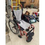 A FOLDING KARMA WHEELCHAIR