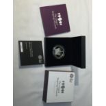 A UNITED KINGDOM ROYAL MINT 2015 “THE LONGEST REIGNING MONARCH” SILVER PROOF £5 COIN, WITH COA