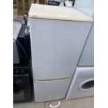 A WHITE LEC UPRIGHT FRIDGE FREEZER