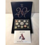 A UNITED KINGDOM ROYAL MINT 2007 COIN SET, WITH COA