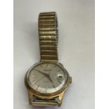 A RAMONA GENTS AUTOMATIC WRIST WATCH - WORKING AT TIME OF CATALOGING BUT NO WARRANTY GIVEN