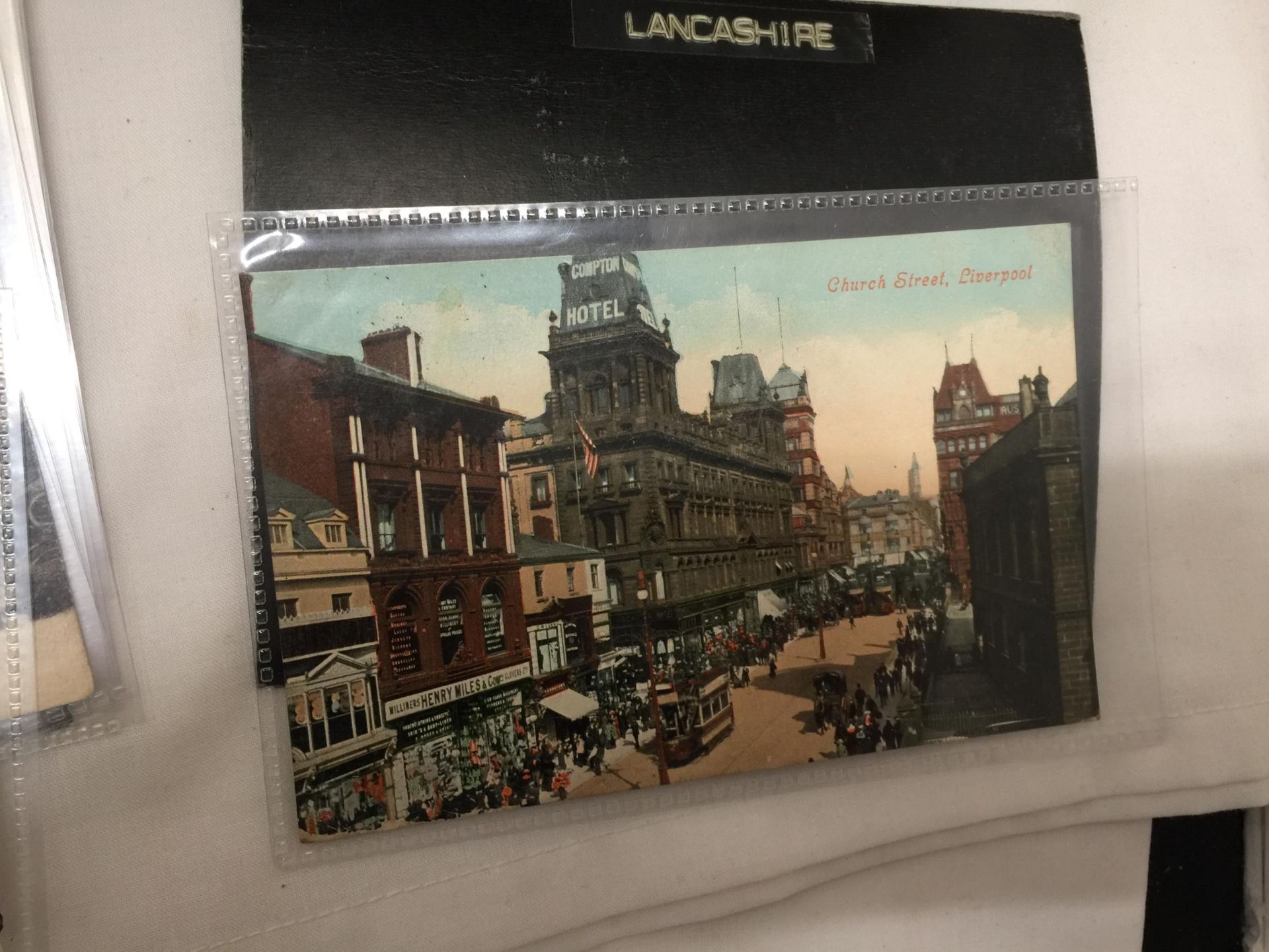 A LARGE COLLECTION OF VINTAGE POSTCARDS MOSTLY OF LANCASHIRE AREA ALL IN PROTECTIVE SLEEVES - Image 3 of 7