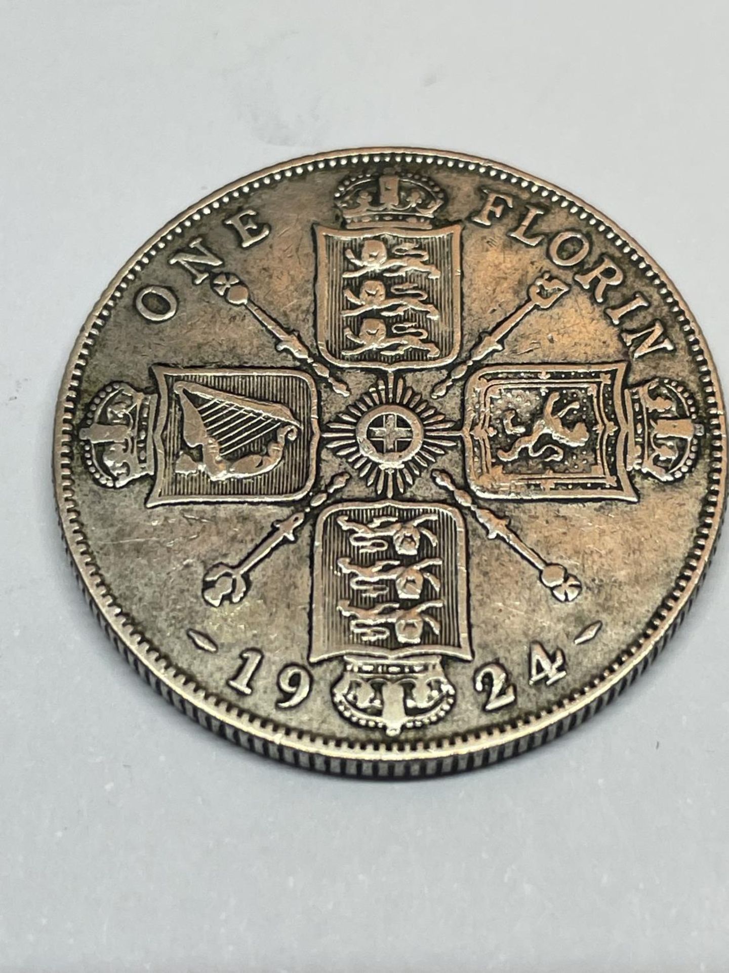 A 1924 GEORGE V SILVER FLORIN