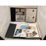 TWO LIECHTENSTEIN STAMP AND FIRST DAY ALBUMS 1968 - 1987