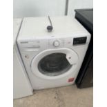 A WHITE HOOVER 8KG WASHING MACHINE BELIEVED IN WORKING ORDER BUT NO WARRANTY