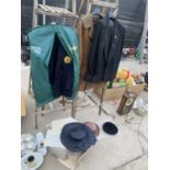 THREE MENS JACKETS AND THREE LADIES HATS TO INCLUDE A ROYAL ENGINEERS JACKET ETC