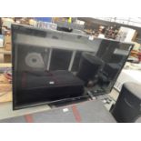 AN LG 47" TELEVISION WITH VARIOUS REMOTE CONTROLS AND BELIEVED IN WORKING ORDER BUT NO WARRANTY