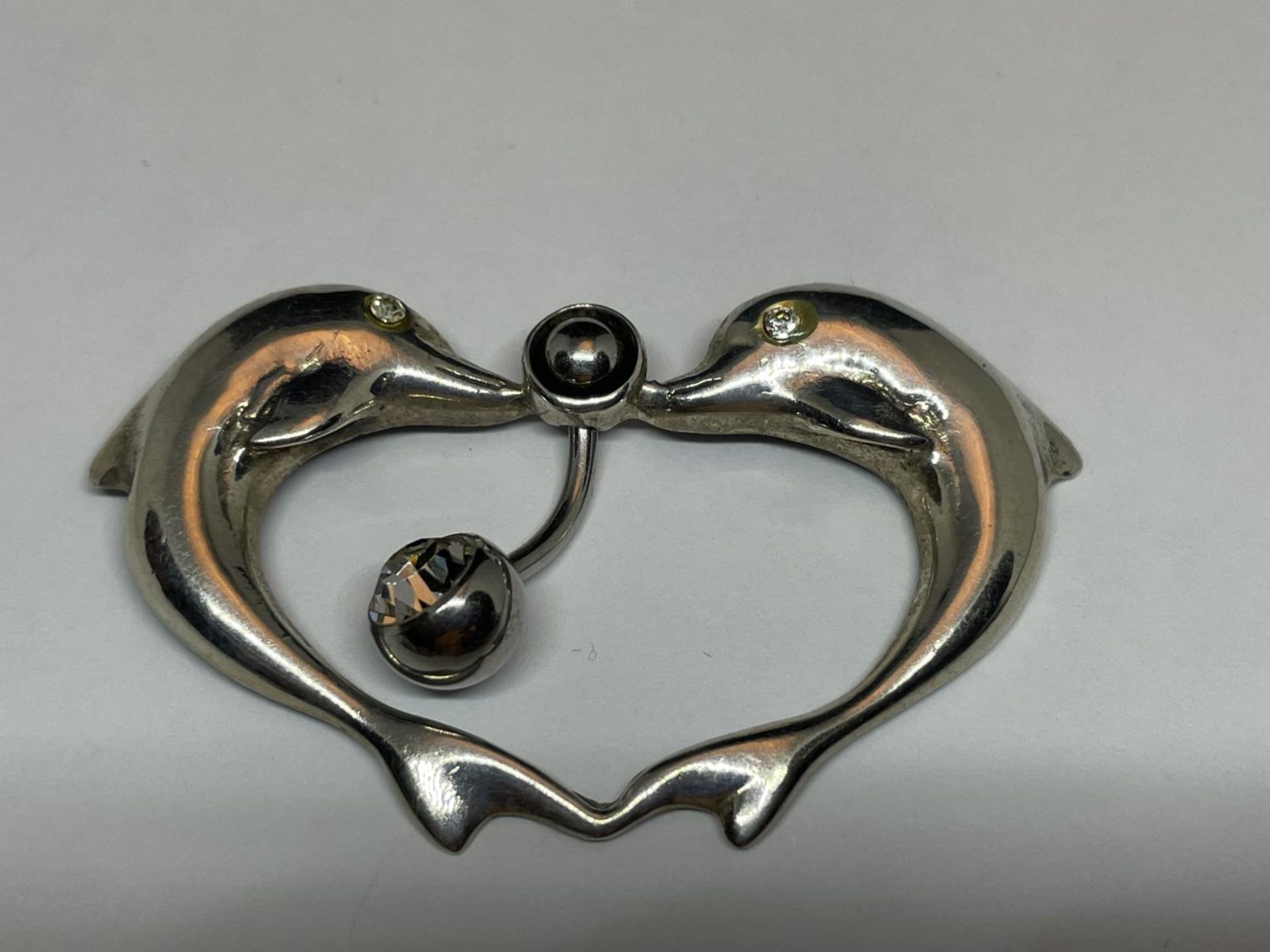 THREE SILVER BELLY BUTTON BARS - Image 2 of 4