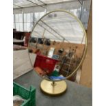 A LARGE VANITY MIRROR