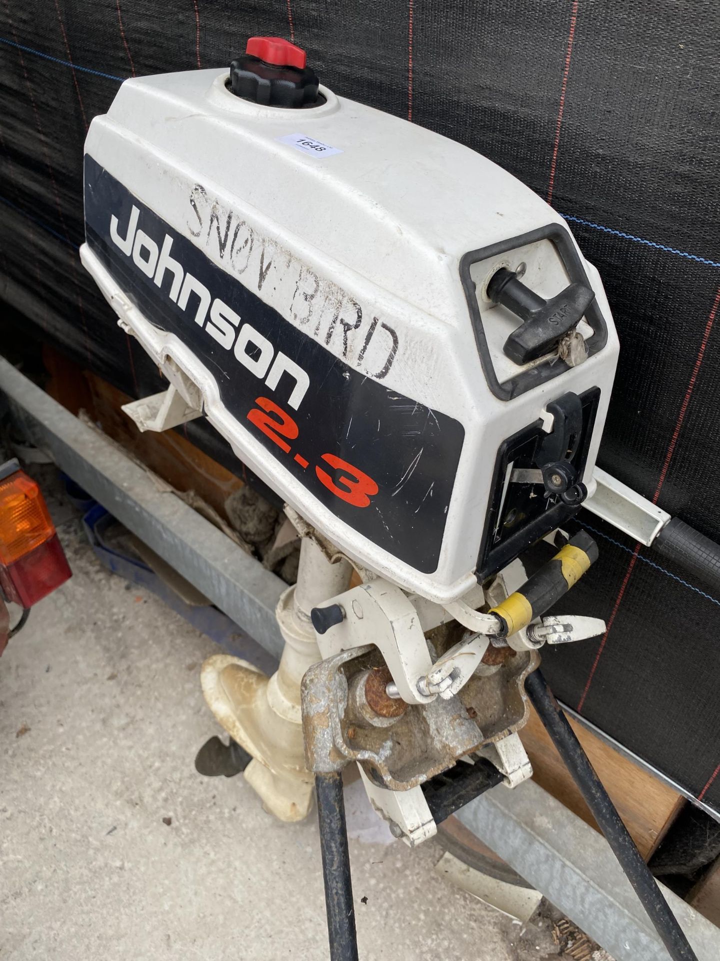 A JOHNSON SNOW BIRD 2.3 OUT BOARD MOTOR - Bild 2 aus 4