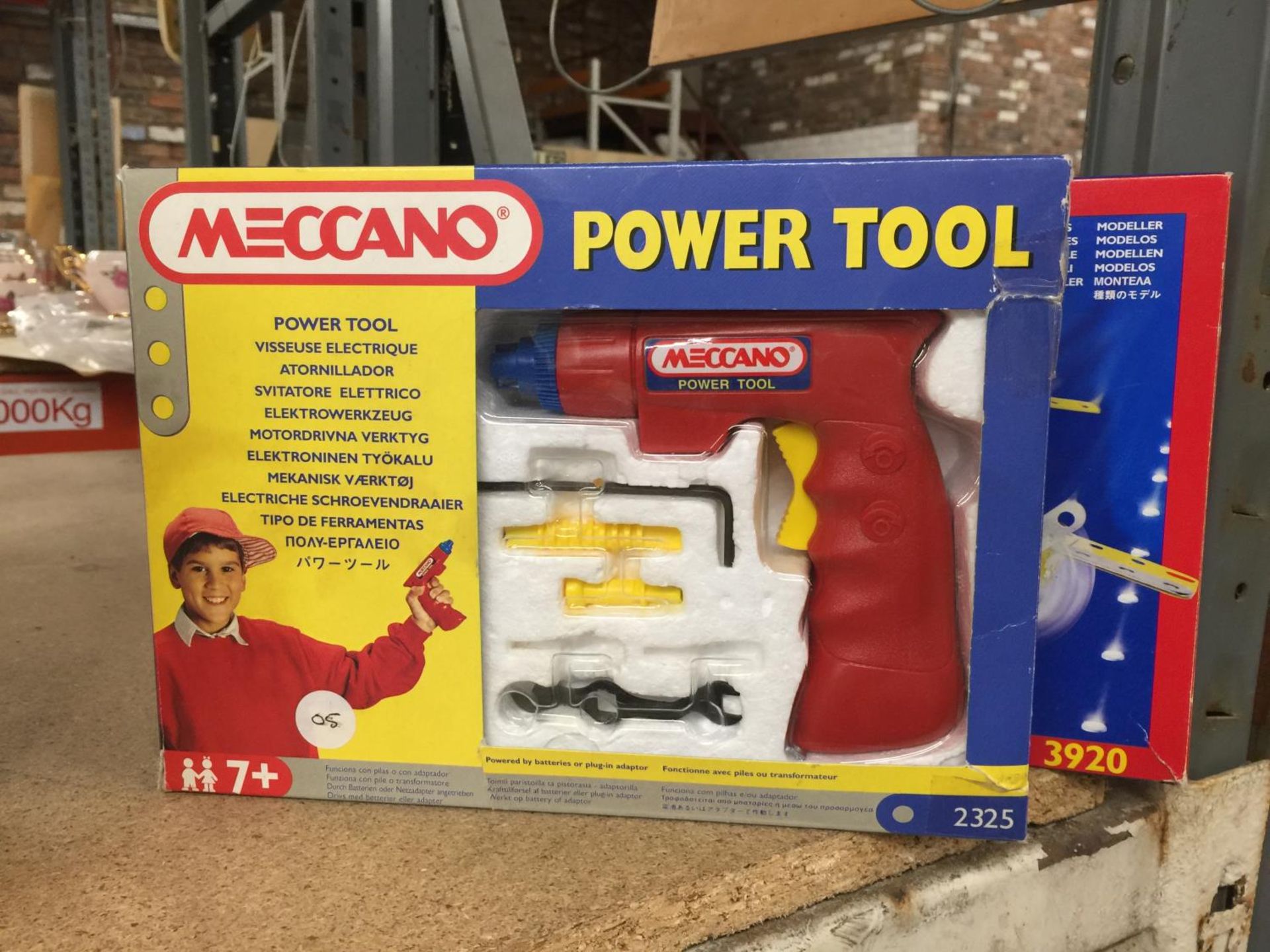 A MECCANO POWER TOOL SET AND A MECCANO COLLECTION OF EIGHT MODELS