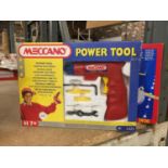 A MECCANO POWER TOOL SET AND A MECCANO COLLECTION OF EIGHT MODELS