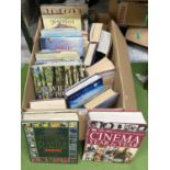 A BOX OF VARIOUS MAINLY HARDBACK BOOKS TO INCLUDE CINEMA YEAR BY YEAR 1894 - 2004, WILDLIFE OF