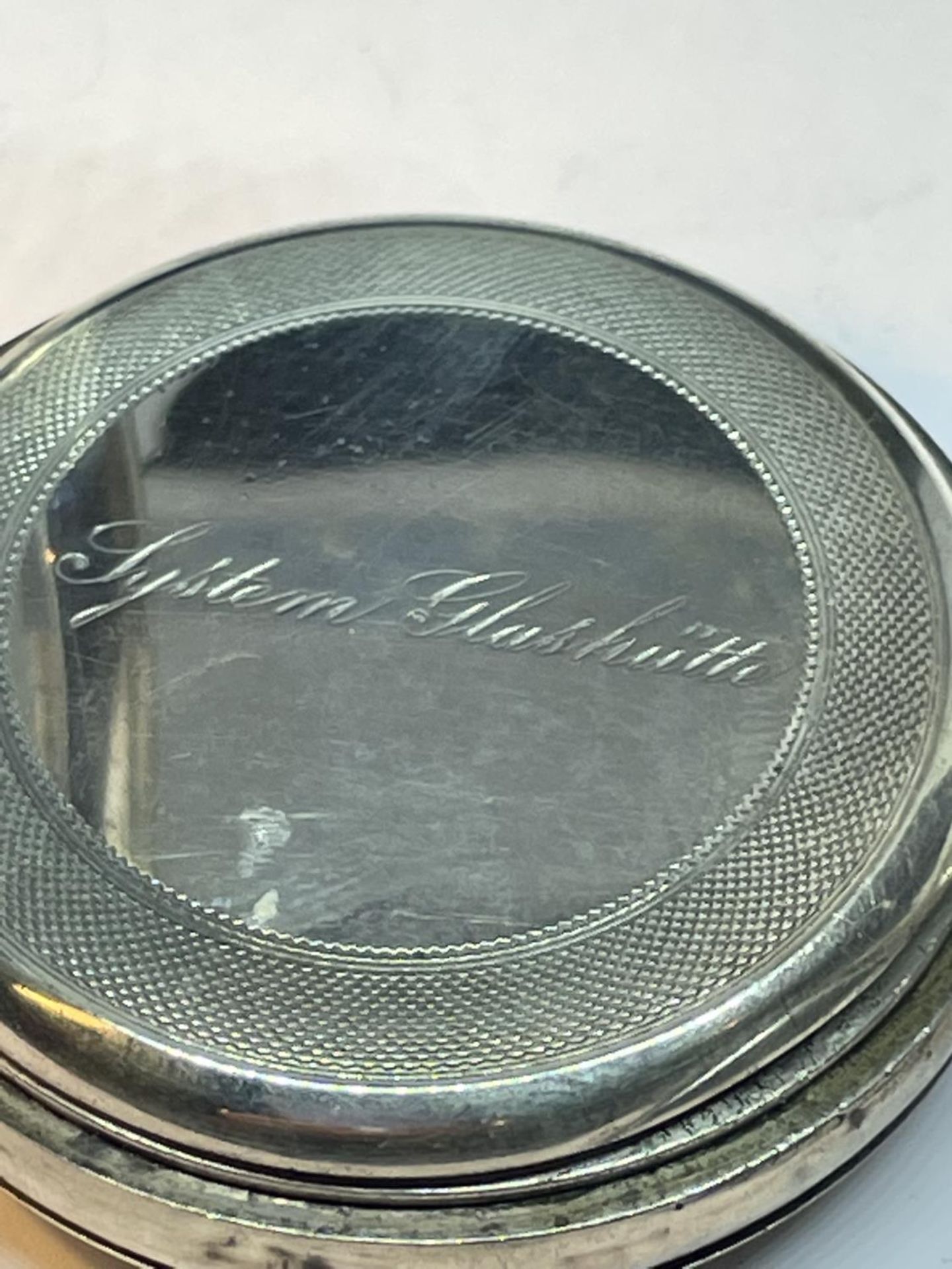 A SYSTEM GLASHUTTE 800 SILVER POCKET WATCH - Image 5 of 8