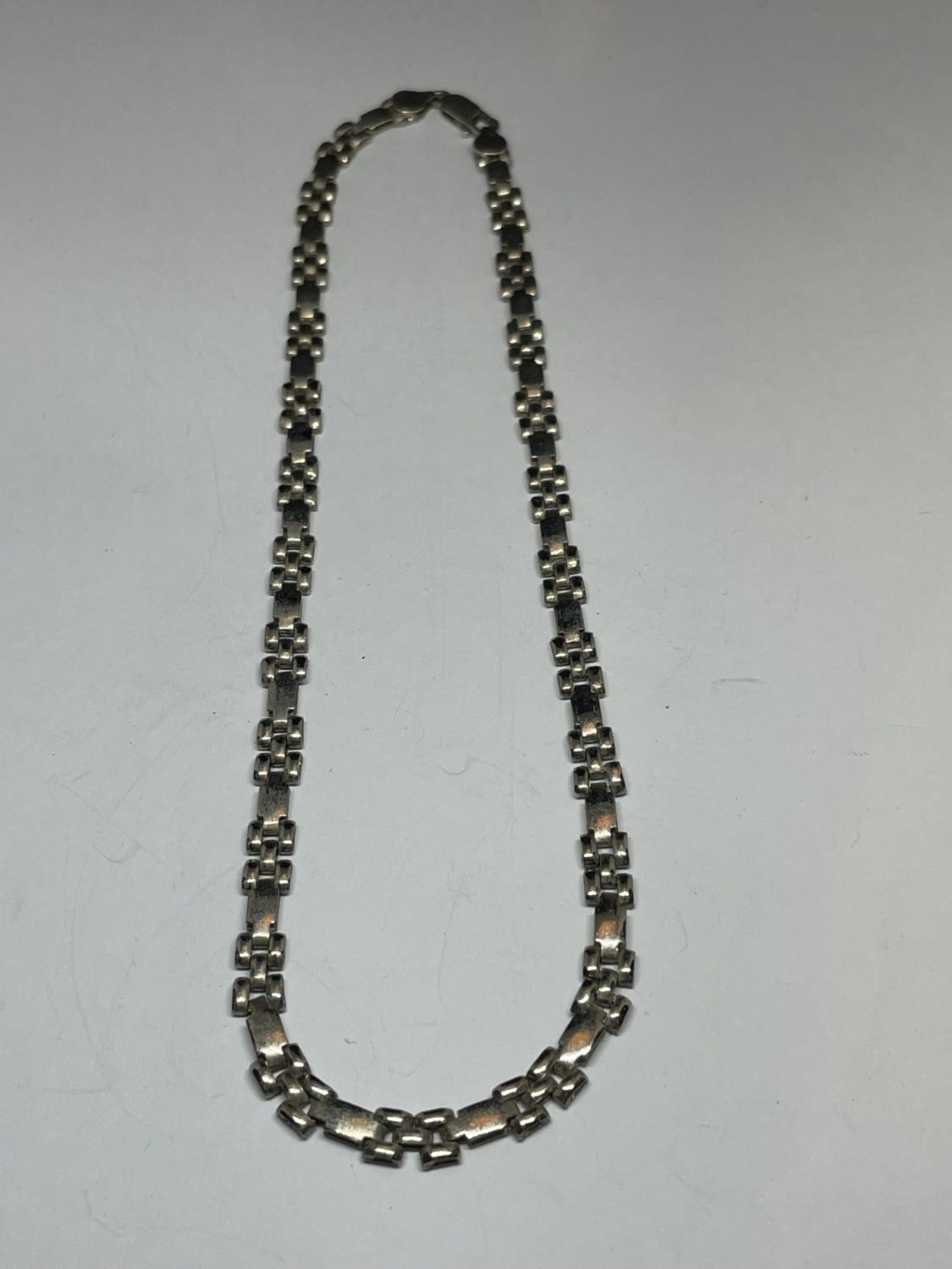 A MARKED SILVER NECKLACE