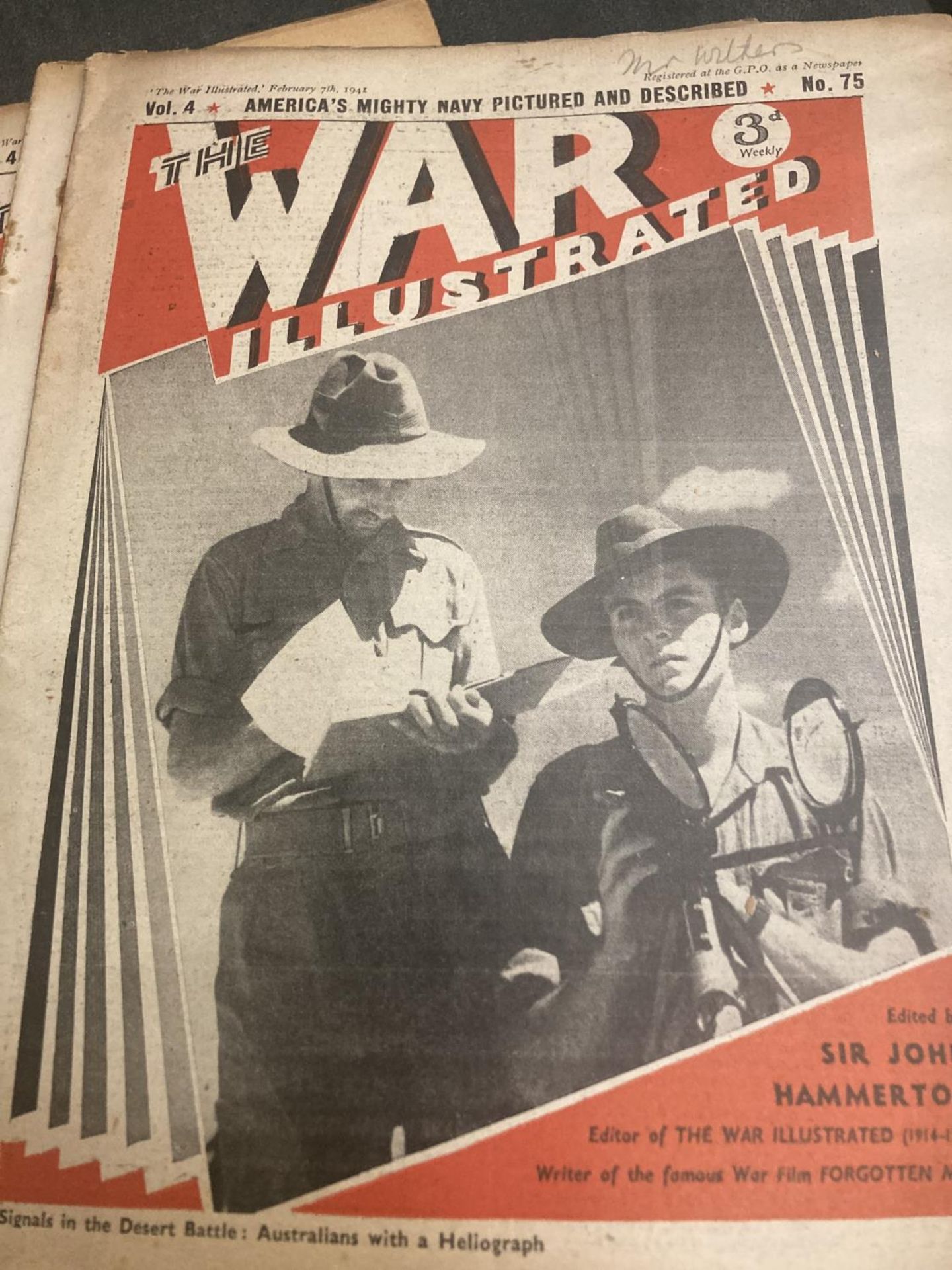 TWENTY FOUR ISSUES OF VOL 4 'THE WAR ILLUSTRATED' JANUARY TO AUGUST 1941 - Image 2 of 5