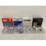 FOUR HERPA WINGS COLLECTION PLANES TO INCLUDE - A LOCKHEED TRISTAR MODEL 504843, ANA UNIVERSAL