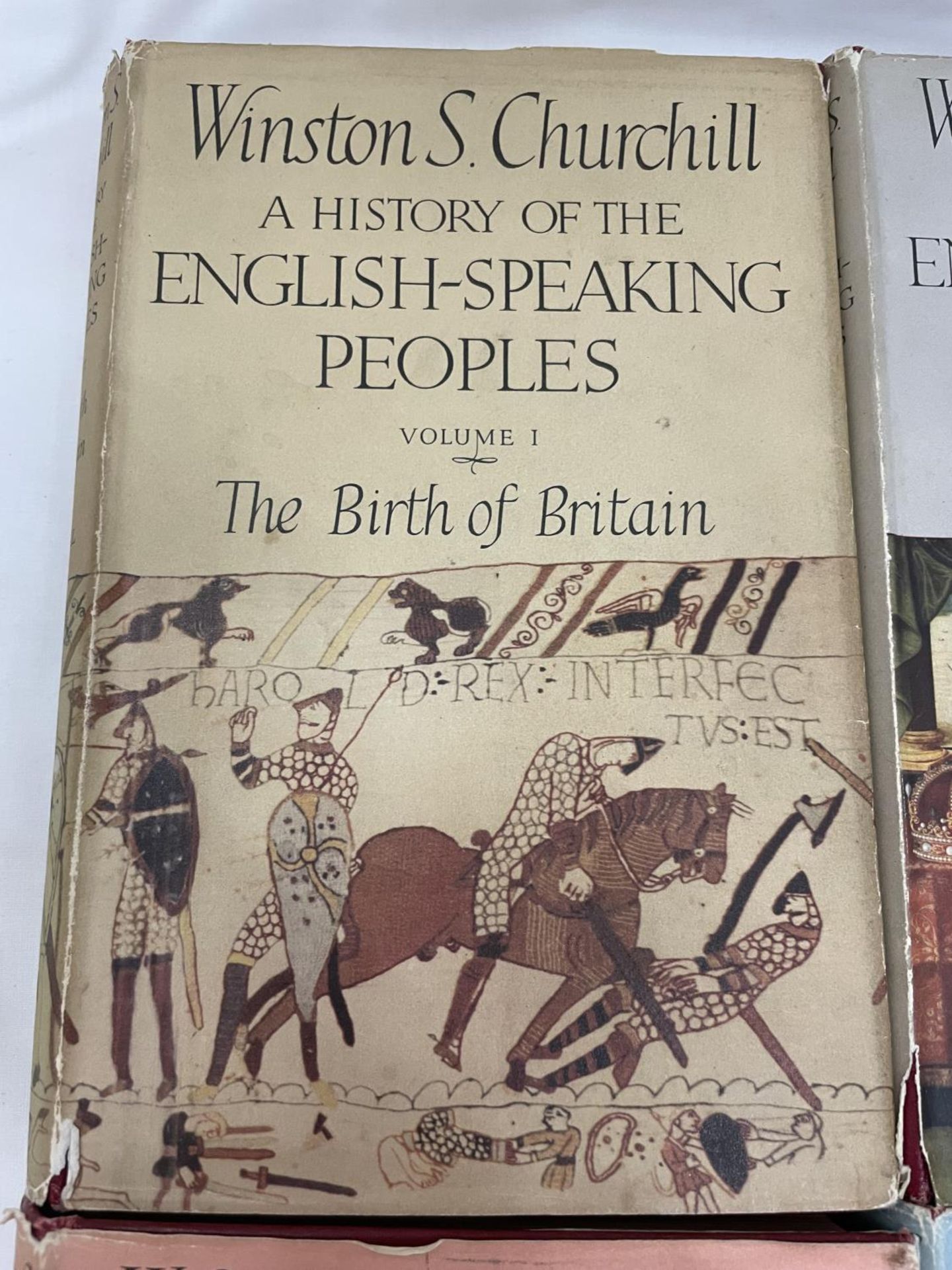 FOUR FIRST EDITION WINSTON S CHURCHILL VOLUMES 1-IV A HISTORY OF THE ENGLISH SPEAKING PEOPLES - Bild 2 aus 8