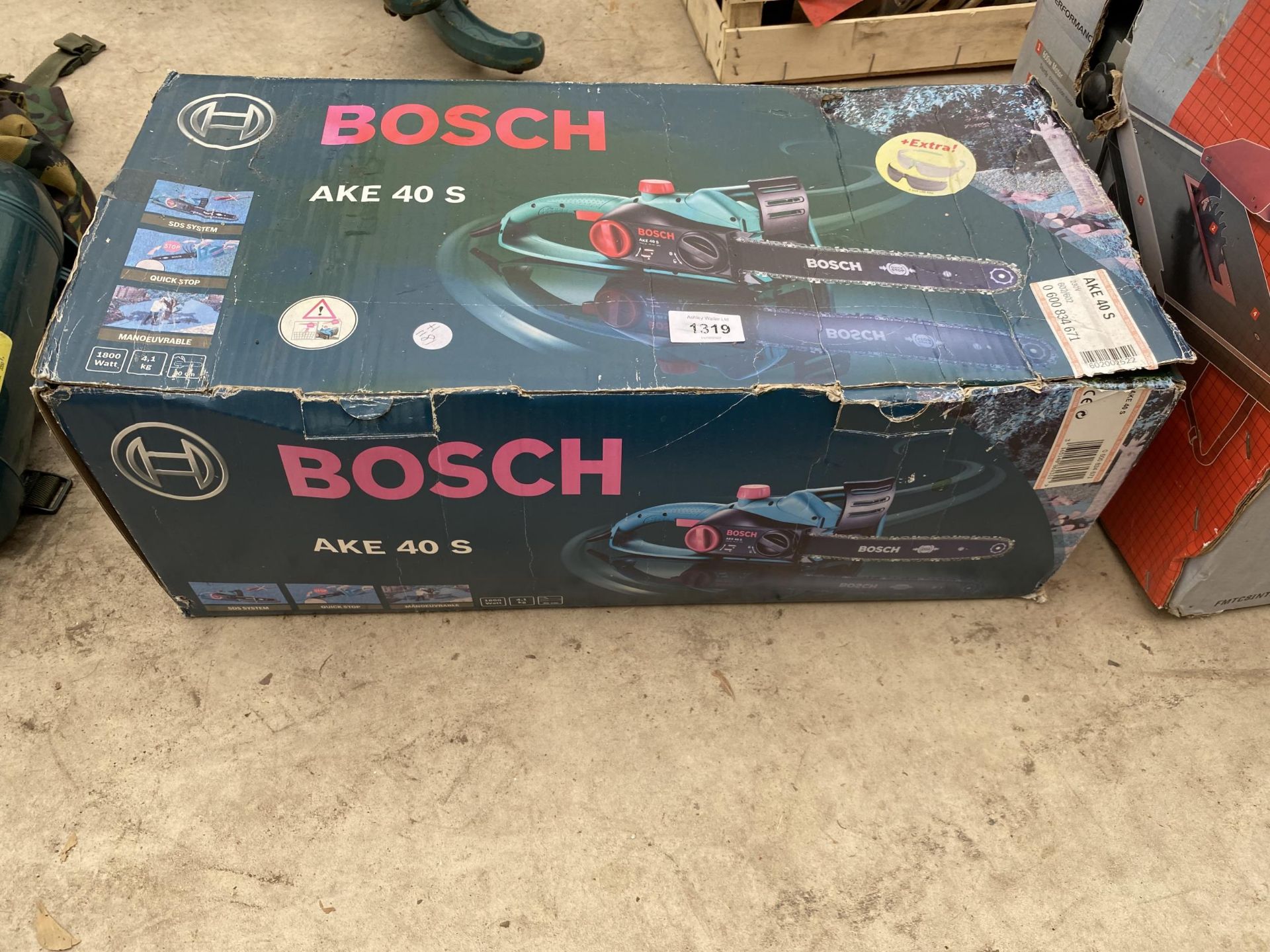 A BOSCH ELECTRIC CHAINSAW