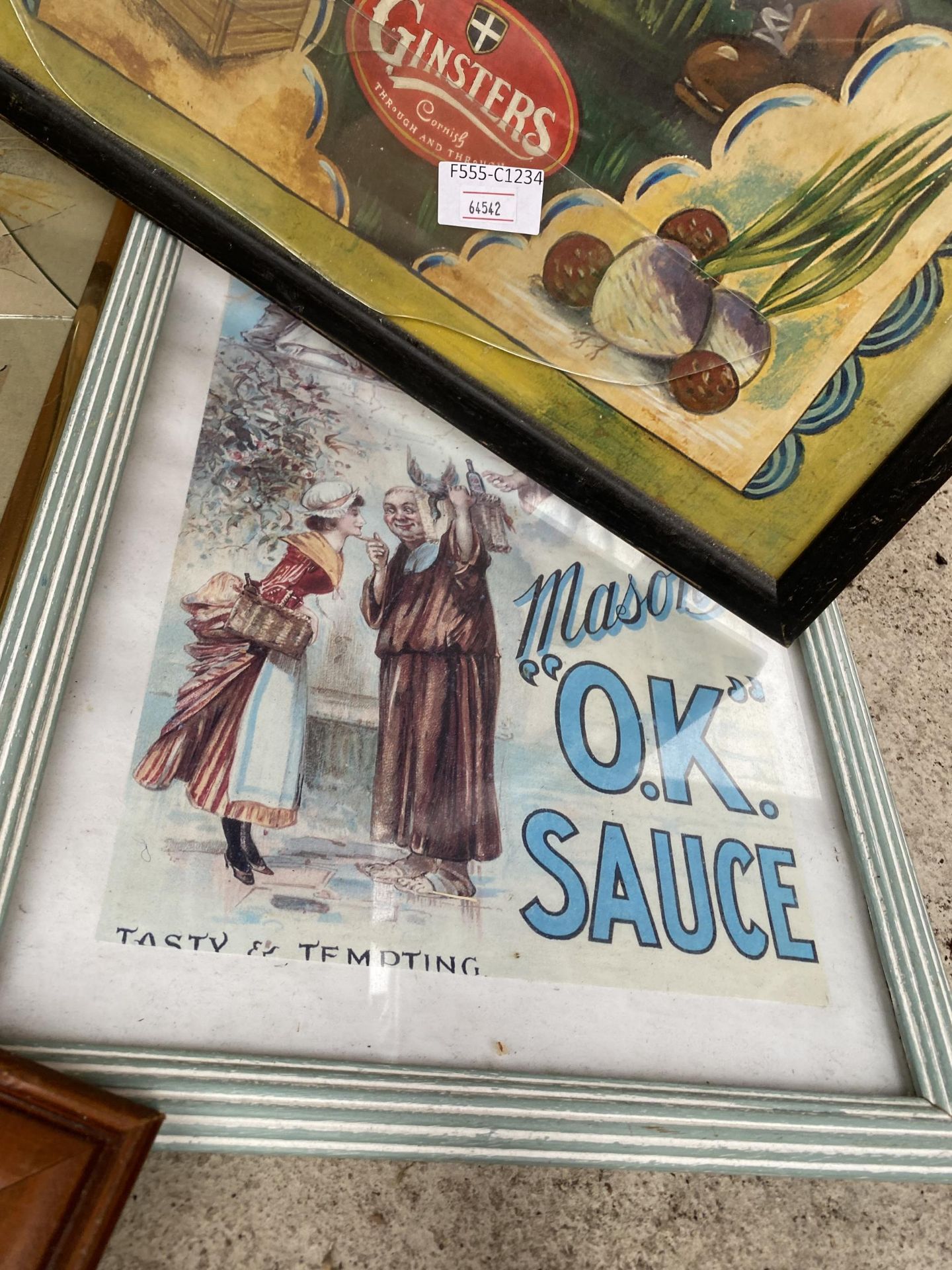 AN ASSORTMENT OF ADVERTISING MIRRORS AND POSTERS ETC - Image 4 of 10