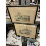 A PAIR OF HUNTING RELATED PRINTS - WOOD COCK SHOOTING AND PARTRIDGE SHOOTING