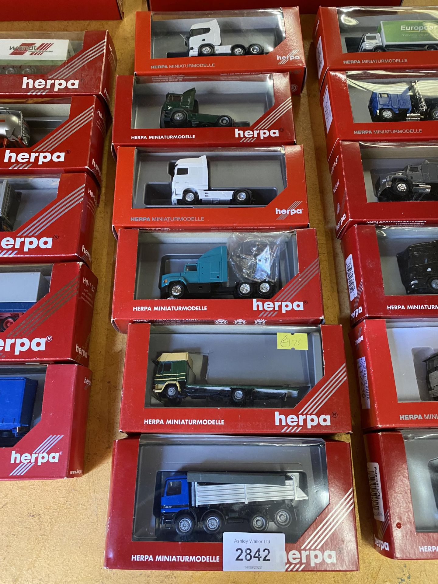 SIX VARIOUS BOXED HERPA WAGONS